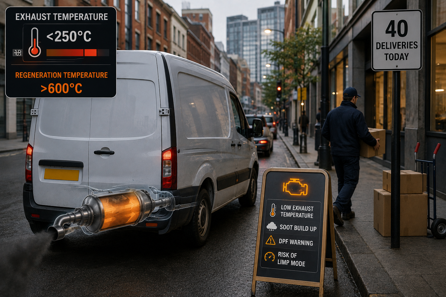Stop-start urban driving causing DPF problems